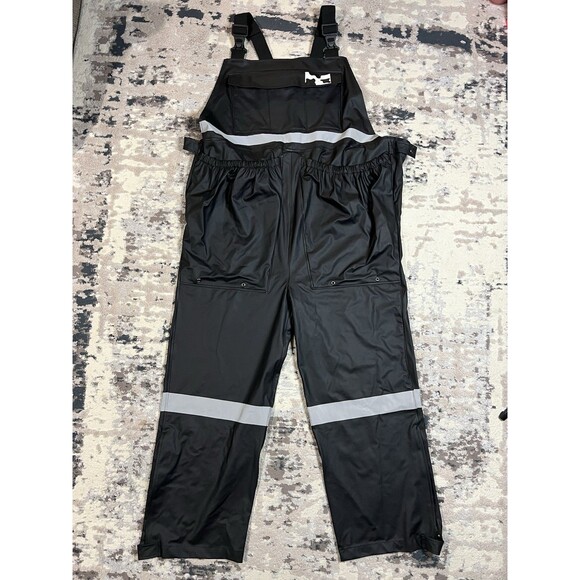 CoburnWear Dairy Milking PVC UtiliBibs M WATERPROOF Reflective Bib Utility - Picture 1 of 12